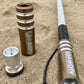 Single Game Changer Bronze on the beach. Multi color LEDS