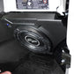 UTV Stereo subwoofer installed in a Kawasaki vehicle