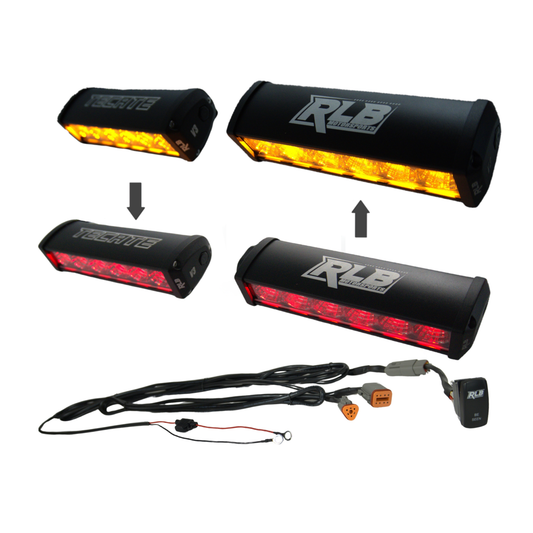 Dual 6" Chase Lights - Tecate Split RLB Motorports