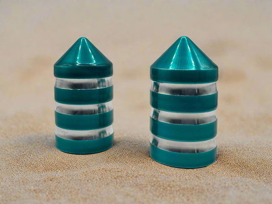 Teal LED Whip Base Cap