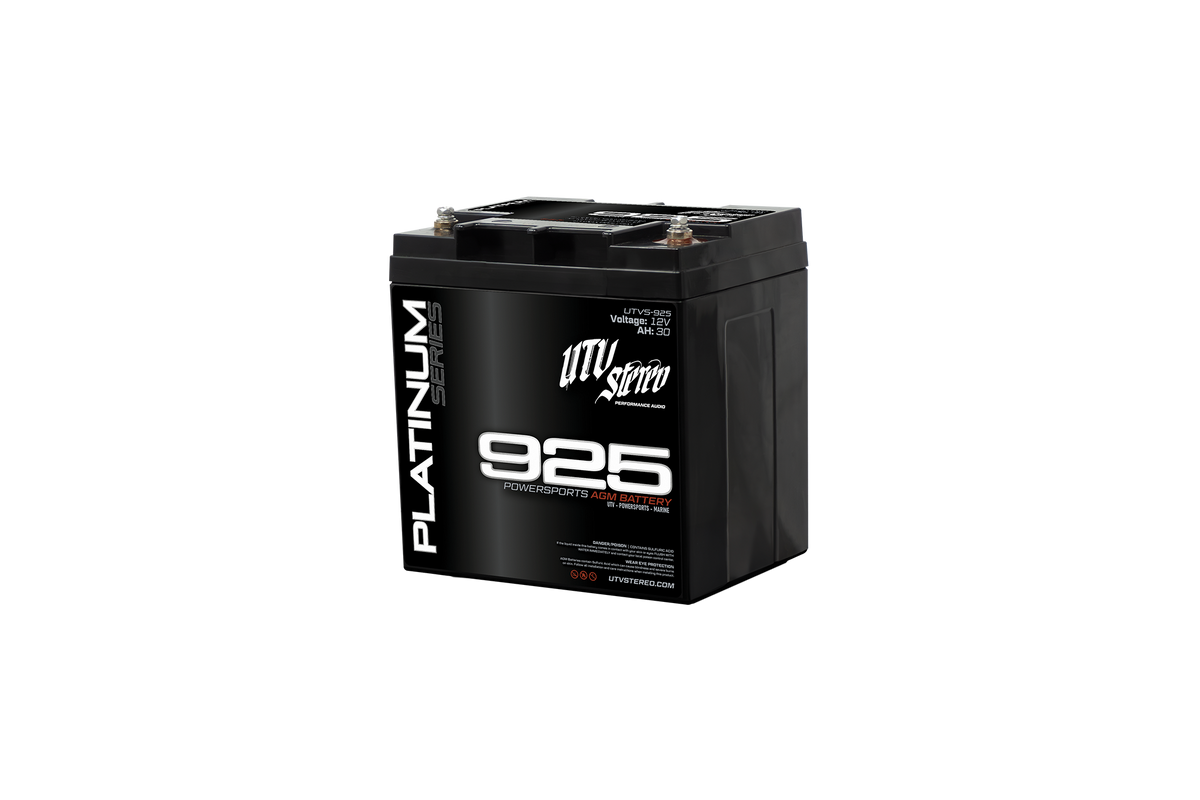 UTV Stereo Platinum Series 925 12V 30AH AGM powersports battery