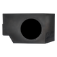 UTV Stereo black subwoofer enclosure with circular speaker cutout