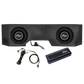UTV Stereo dual subwoofer enclosure with amplifier and wiring harness