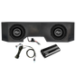 UTV Stereo dual subwoofer enclosure with amplifier and wiring harness