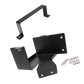 UTV Stereo black metal mounting bracket kit with hardware