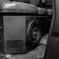UTV Stereo subwoofer enclosure installed under vehicle seat