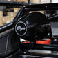UTV Stereo black pod speaker mounted on a roll cage