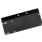 UTV Stereo black metal mounting bracket with predrilled holes