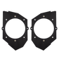 UTV Stereo black metal speaker mounting brackets