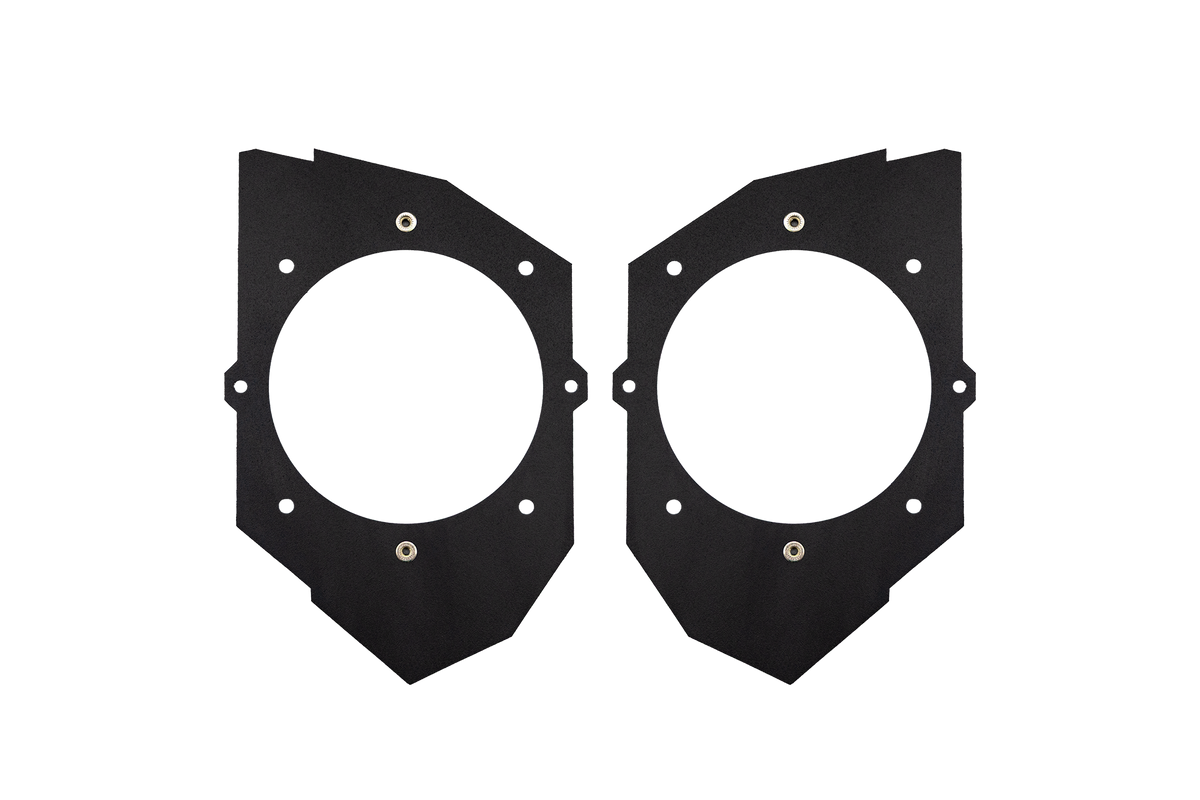 UTV Stereo black metal speaker mounting brackets