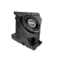 UTV Stereo black subwoofer enclosure with integrated speaker