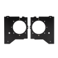 UTV Stereo black metal speaker mounting plates