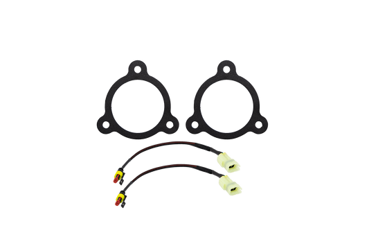 UTV Stereo speaker mounting rings and wiring harness adapters