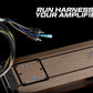 UTV Stereo Elite Series amplifier with connected wiring harness
