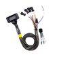UTV Stereo wiring harness with multi pin connector and RCA outputs
