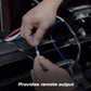 Hands connecting blue wire terminal for UTV Stereo remote output
