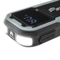 UTV Stereo portable jump starter with digital display and integrated LED flashlight