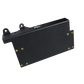 Black UTV Stereo metal mounting bracket with gold hardware