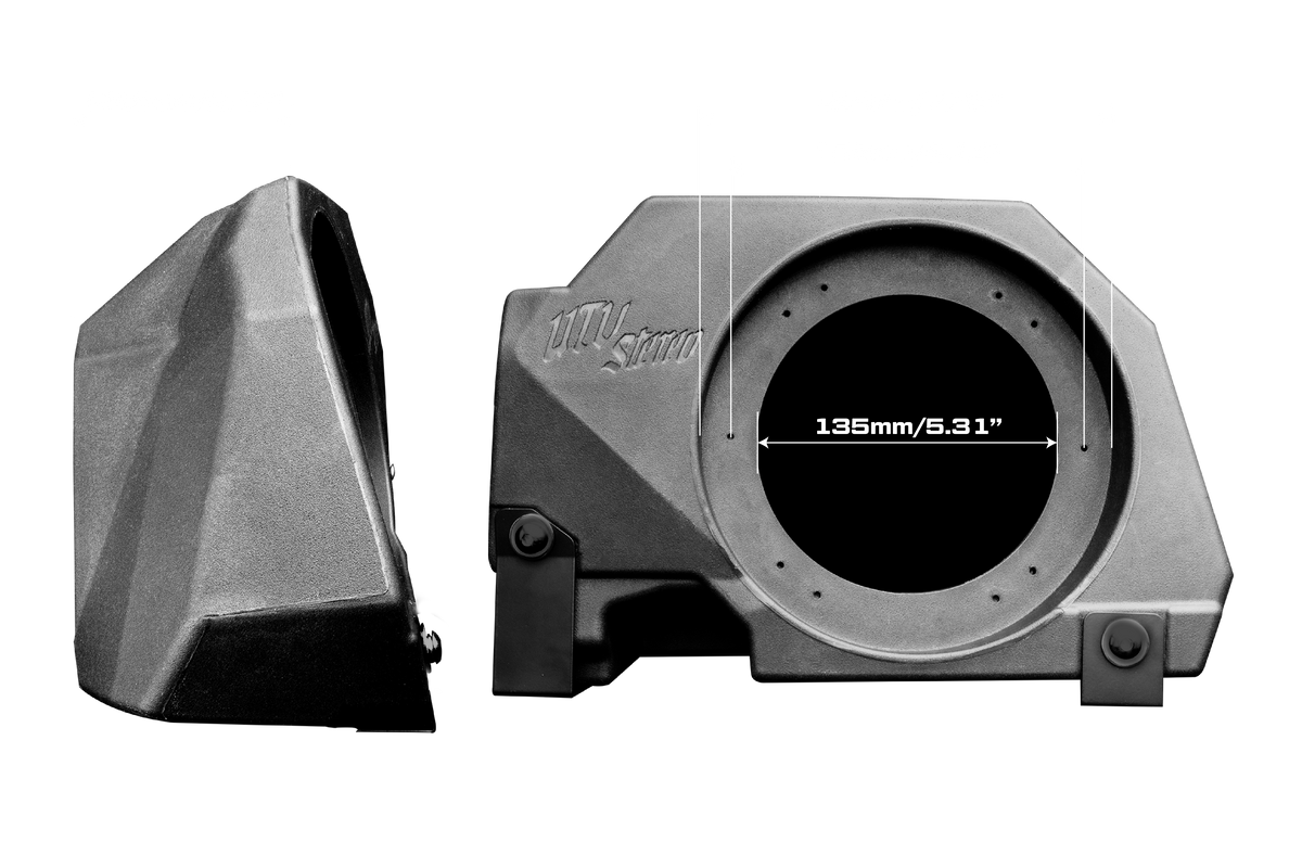 UTV Stereo speaker enclosure with 135mm or 5.31 inch diameter mounting hole