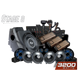 UTV Stereo Stage 8 audio system kit with subwoofer, amplifiers, speakers, and wiring components