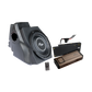 UTV Stereo subwoofer enclosure with amplifier and bass controller