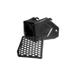 UTV Stereo black speaker pod with detachable honeycomb grille