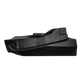 Black plastic molded base component for automotive interior