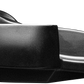 Black molded plastic automotive interior trim component