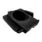 UTV Stereo black subwoofer enclosure with circular speaker mount