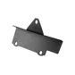 UTV Stereo black metal mounting bracket with three bolt holes
