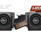 UTV Stereo dual 10 inch subwoofer kit with 1200 watt amplifier and mounting hardware