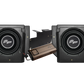 UTV Stereo subwoofer enclosures with amplifier and mounting bracket