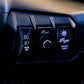 UTV Stereo control panel with headlight switch volume knob and illuminated speaker lights switch