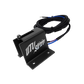 UTV Stereo black metal mounting bracket with attached wiring harness