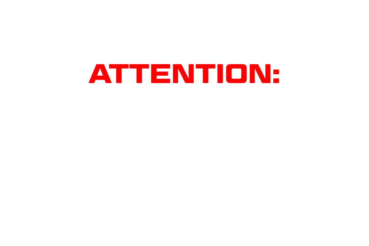 Attention text graphic by UTV Stereo