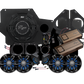 UTV Stereo audio system kit with speakers amplifiers and mounting hardware