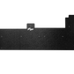 Black UTV Stereo metal mounting plate with predrilled holes