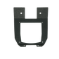 UTV Stereo black metal radio mounting bracket with predrilled holes