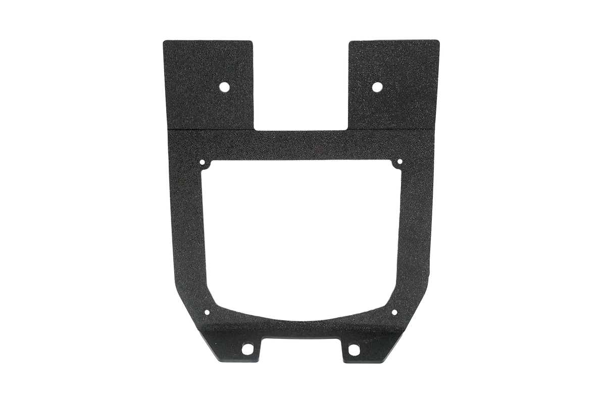UTV Stereo black textured plastic radio mounting bracket