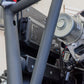 UTV Stereo amplifier mounted on a vehicle roll cage frame