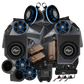 UTV Stereo audio system bundle with speakers subwoofers amplifiers and head unit