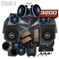 UTV Stereo Stage 8 audio system kit with speakers subwoofers amplifiers and head unit