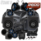 UTV Stereo Stage 8 audio system kit with speakers, subwoofers, amplifiers, and head unit