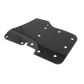 UTV Stereo black mounting plate with multiple pre-drilled holes