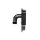 Black plastic air intake duct assembly