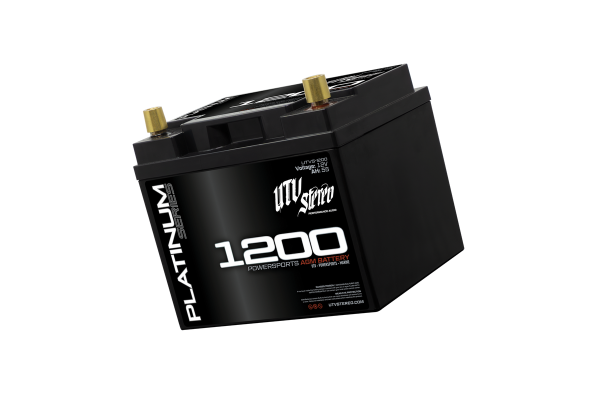 UTV Stereo Platinum Series 1200 AGM powersports battery