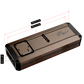 UTV Stereo Elite Series amplifier with technical dimension labels in millimeters and inches