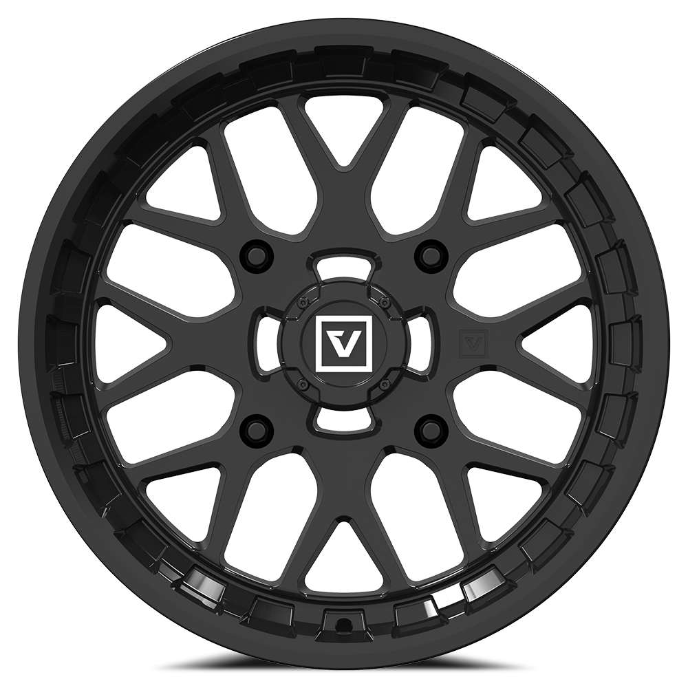 V03 15X7 +25MM 4X137 GLOSS BLACK