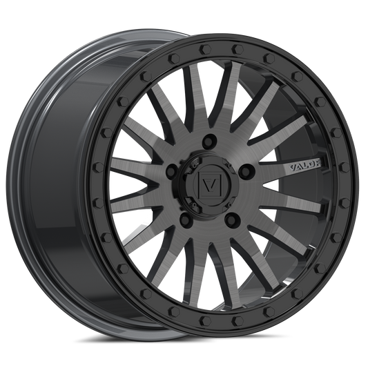 Valor V06 Brushed Gunmetal 5 Lug