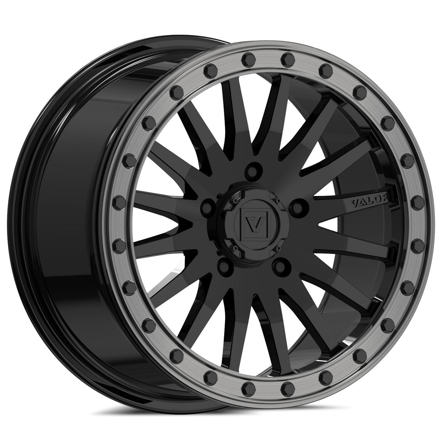 Valor V06 Gloss Black 5 Lug